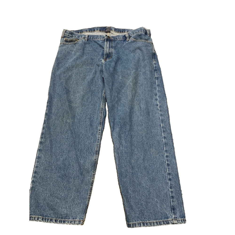 RK Brand Men's Blue Jeans 40x29 Relaxed Fit Straight Leg Denim Pants Vintage